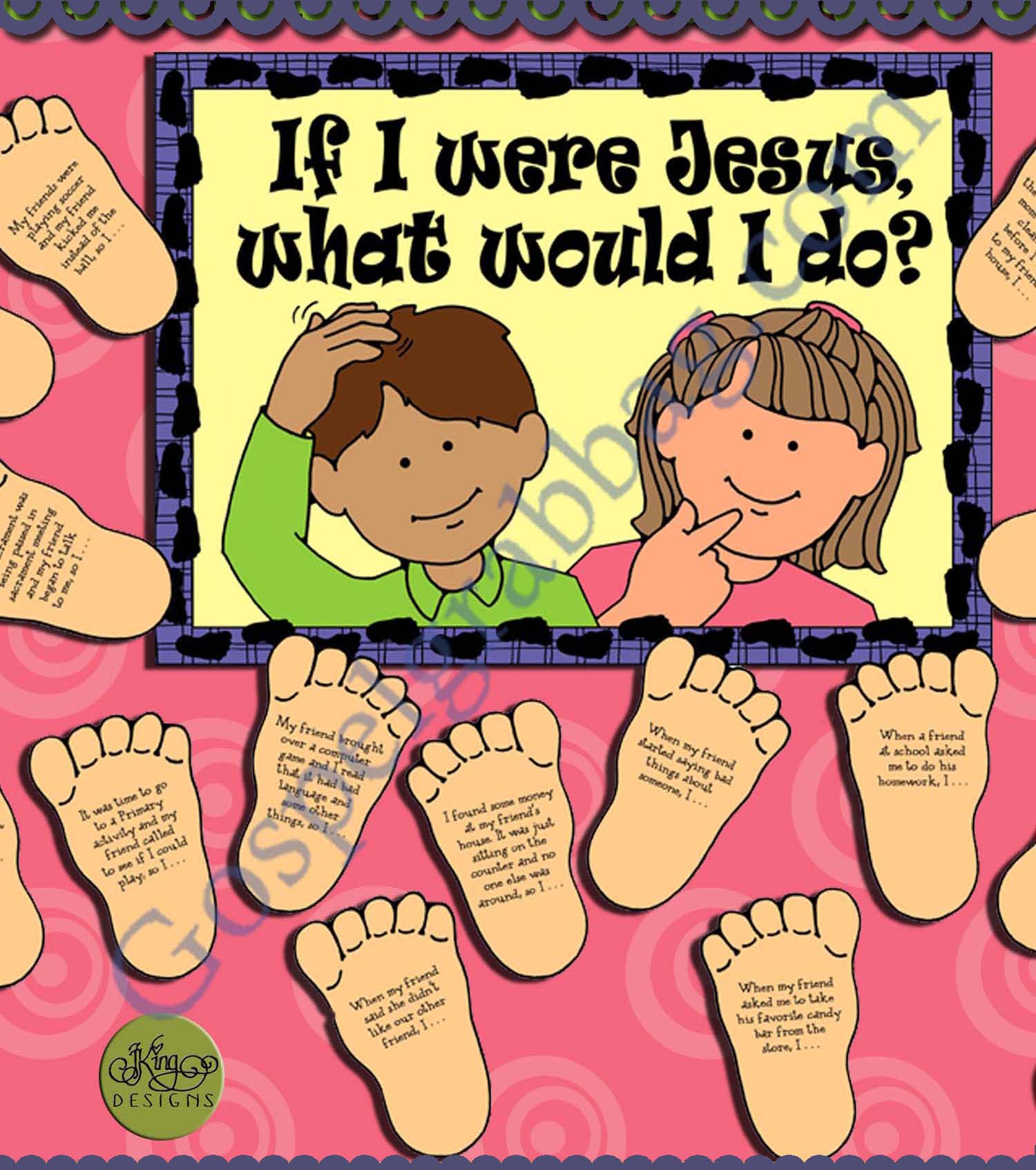 If I were Jesus, what would I do? FOLLOW JESUS Post-and-Present