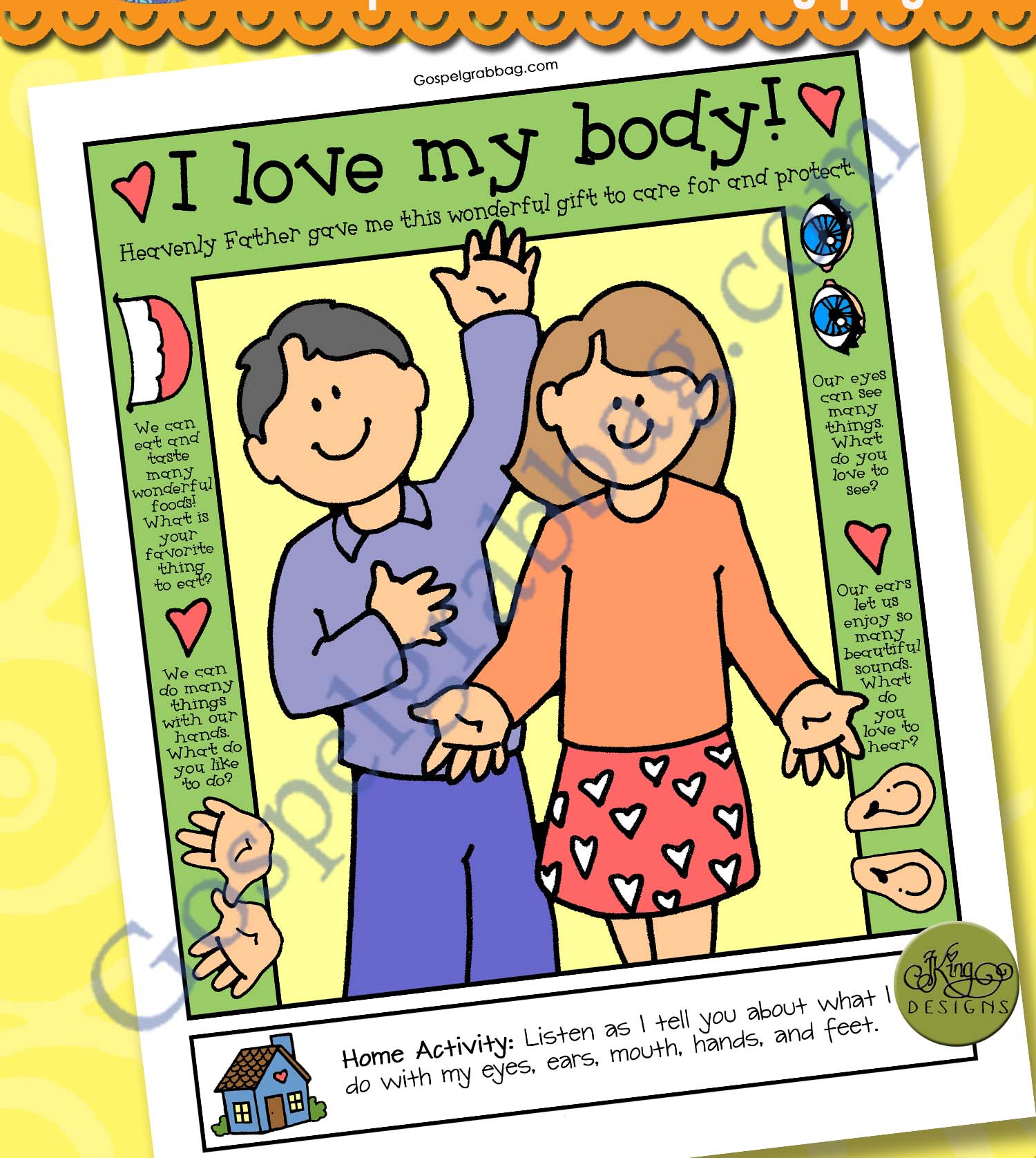 Download BODY: Primary Lesson Helps, "Behold Your Little Ones" Nursery Lesson 10 - I Will Take Care of My ...