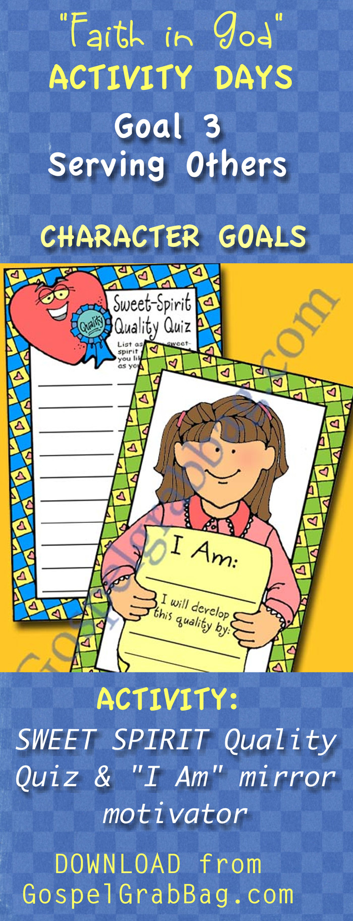 Character, Service: LDS Lesson Activity - Activity Days ...