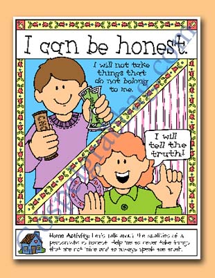 Sunbeam Lesson 37 Activities - I Can Be Honest, Sunbeam Lesson Manual