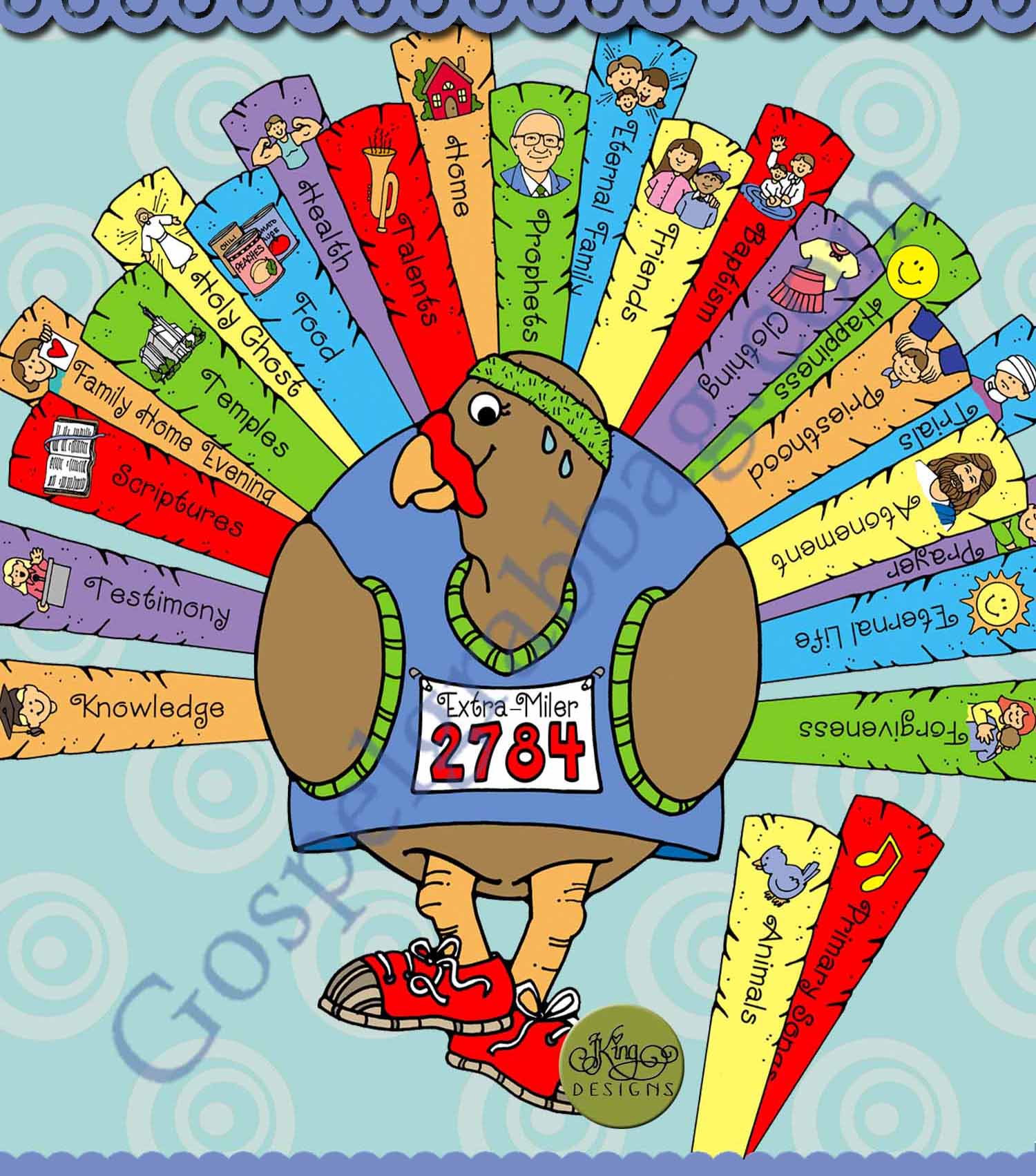 Gratitude: LDS Lesson Activity - Don't Just Gobble Up Blessings (Extra ...