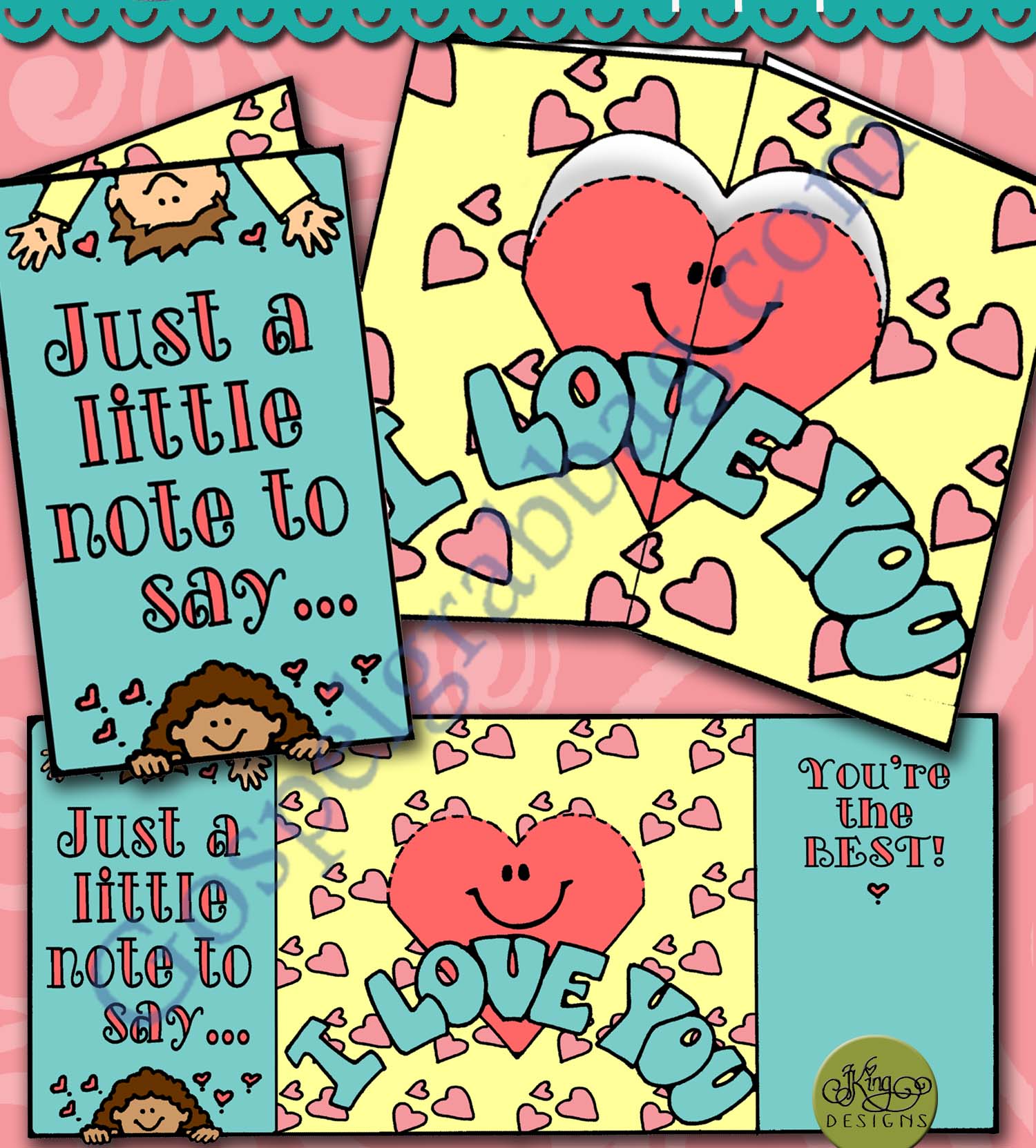 Love Others Activity Just A Little Note To Say I Love You Pop Up Gift Card Gospel Grab Bag