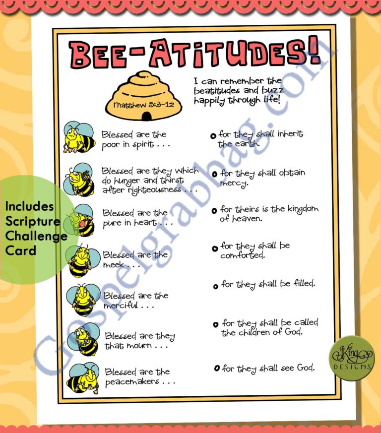 BEATITUDES - BE HAPPY Activity: 