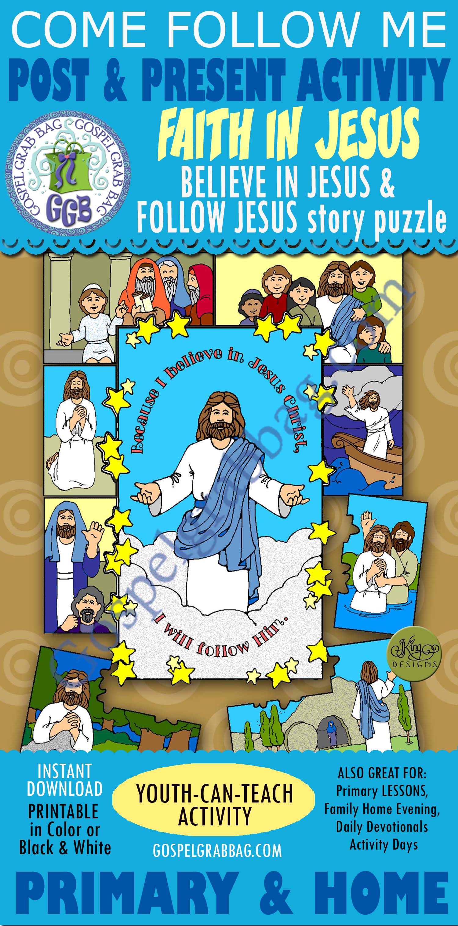 FOLLOW JESUS - EXAMPLE: Lesson Activity: 