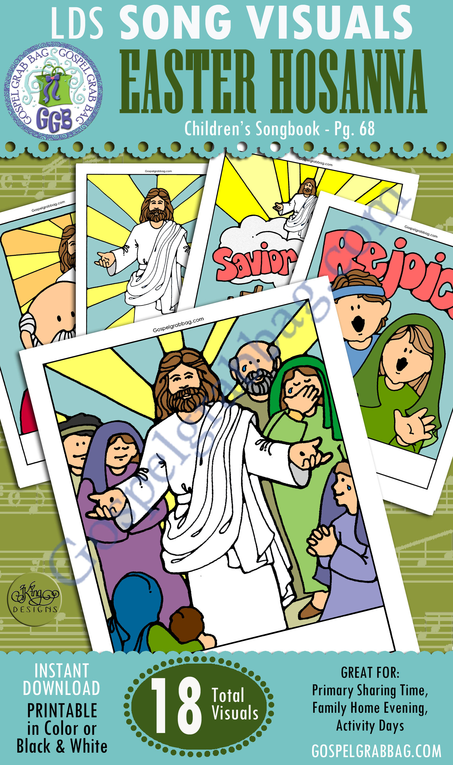 Song - "Easter Hosanna": LDS Primary Singing Time song visuals ...