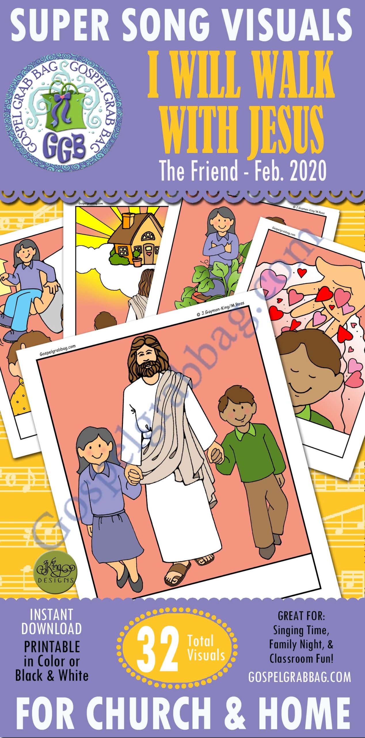FOLLOW JESUS “I Will Walk with Jesus" – song visuals for children ...