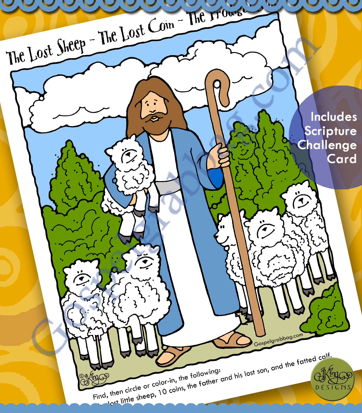 PARABLES OF JESUS find the pictures activity