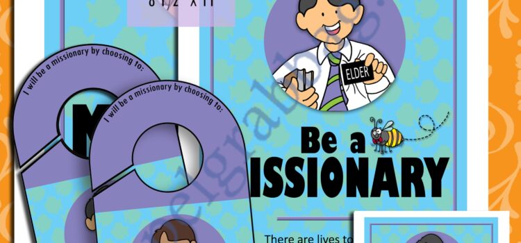 Be a Missionary - Character Be poster/card